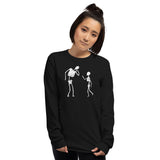 Dancing Skeles Invert Long Sleeve Shirt