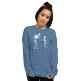 Dancing Skeles Invert Long Sleeve Shirt