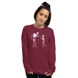 Dancing Skeles Invert Long Sleeve Shirt