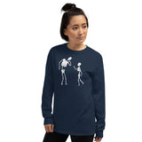 Dancing Skeles Invert Long Sleeve Shirt