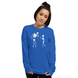 Dancing Skeles Invert Long Sleeve Shirt