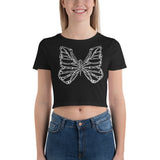 Skullterfly Invert Crop Tee