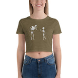 Dancing Skele Invert Crop Tee